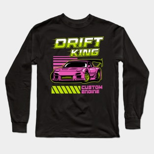 Drift Racing King Long Sleeve T-Shirt